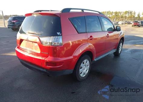 2011 Mitsubishi Outlander Es z USA, uszkodzony, nr VIN JA4AS2AW3BU037675